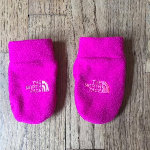 north face baby gloves
